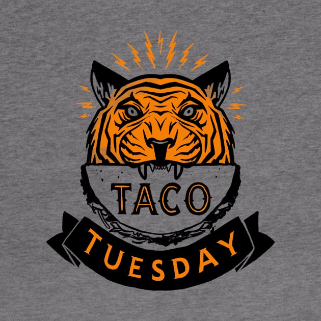 Tigers, Tacos, Tuesday by sombreroinc